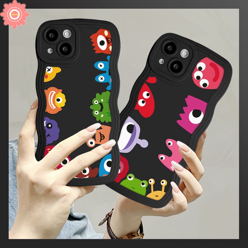 Soft Case Motif Kartun Monster Untuk OPPO A15 A16 A96 A95 A5s A7 Reno 8 7Z 8Z A12 A77 A74 A5 A9 A16s A96 A95 A5s A7 Reno 8 7Z 6 A2 A3s A53