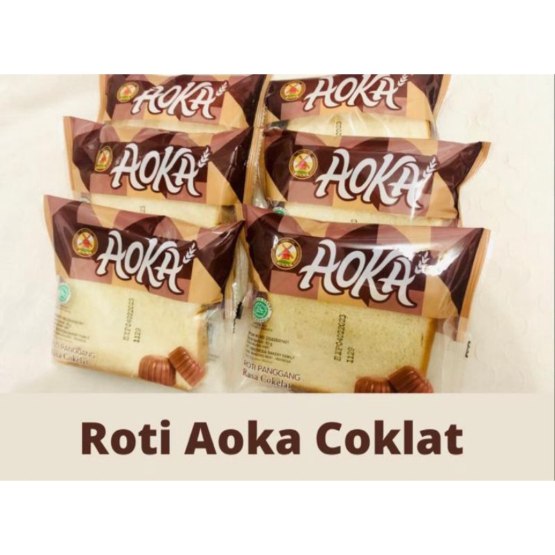 

Aoka Roti Panggang Rasa Coklat