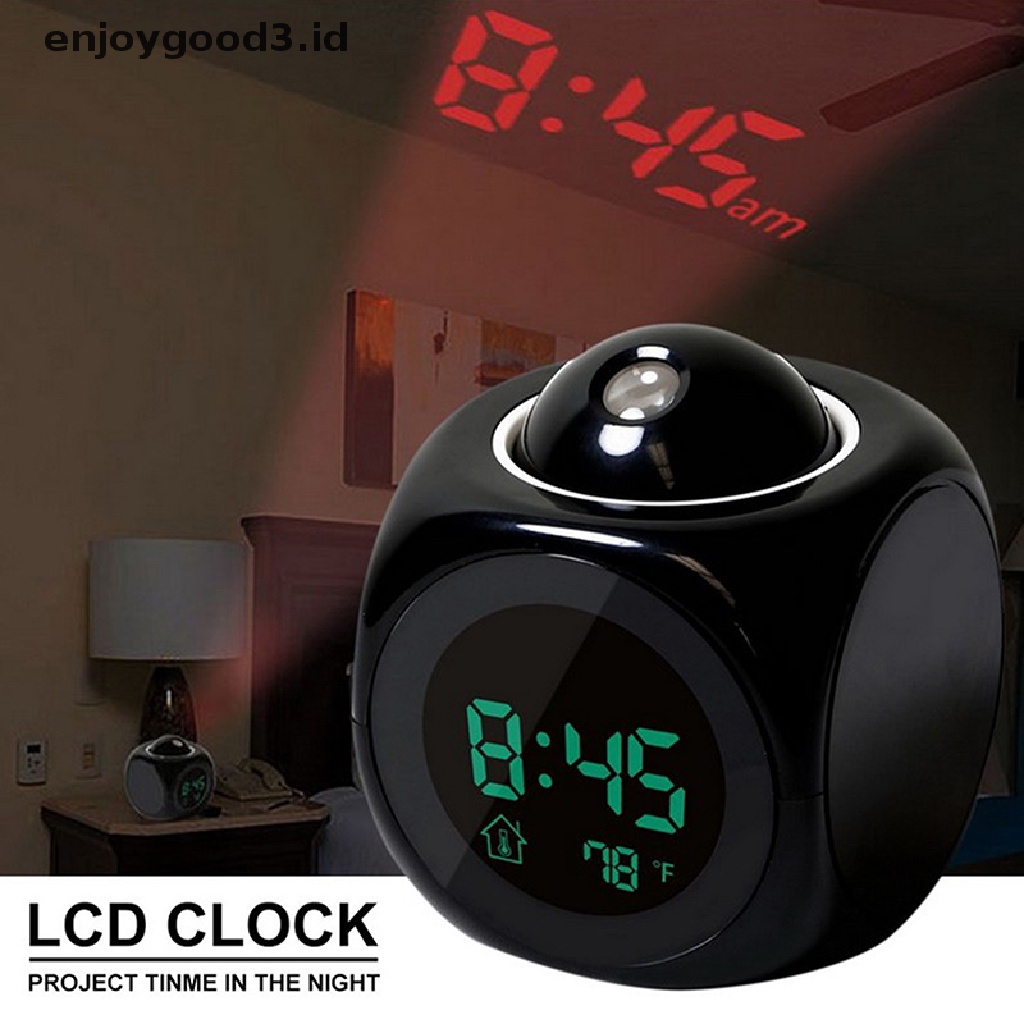 Jam Alarm Digital Dengan Layar LCD Untuk Dekorasi