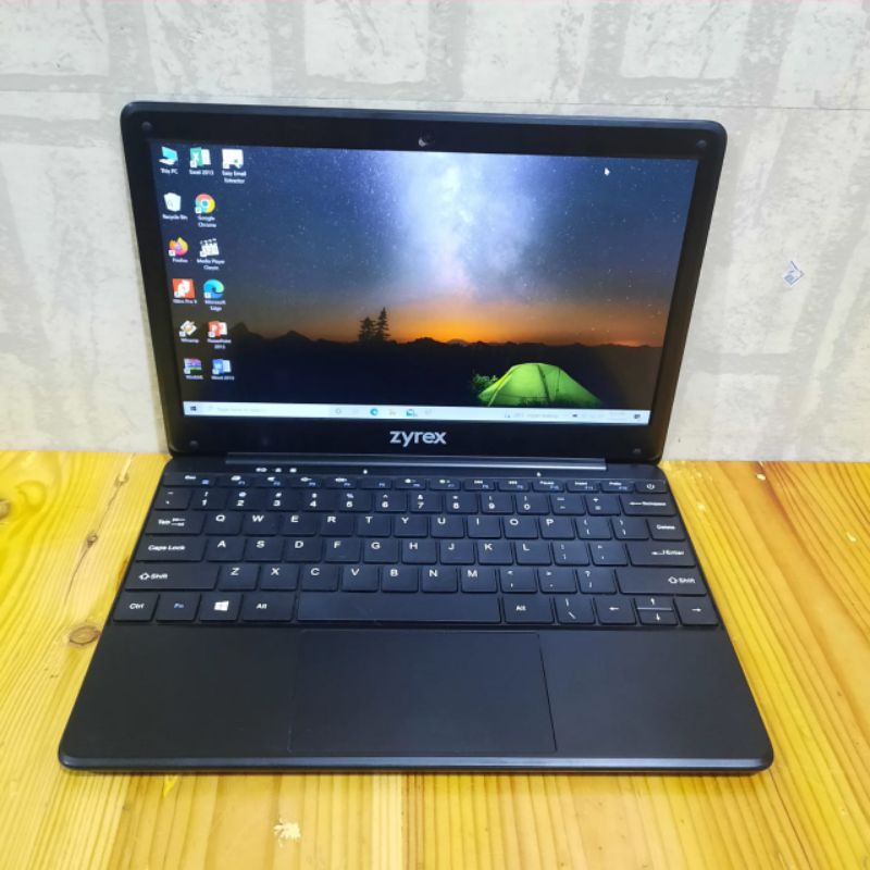 Laptop Zyrex Sky 232, Celeron - N3350 Ram 4GB/SSD 256Gb Display 11,6inch FHD IPS Windows 10 TIPIS Slim Ringan mudah dibawa kemana-mana