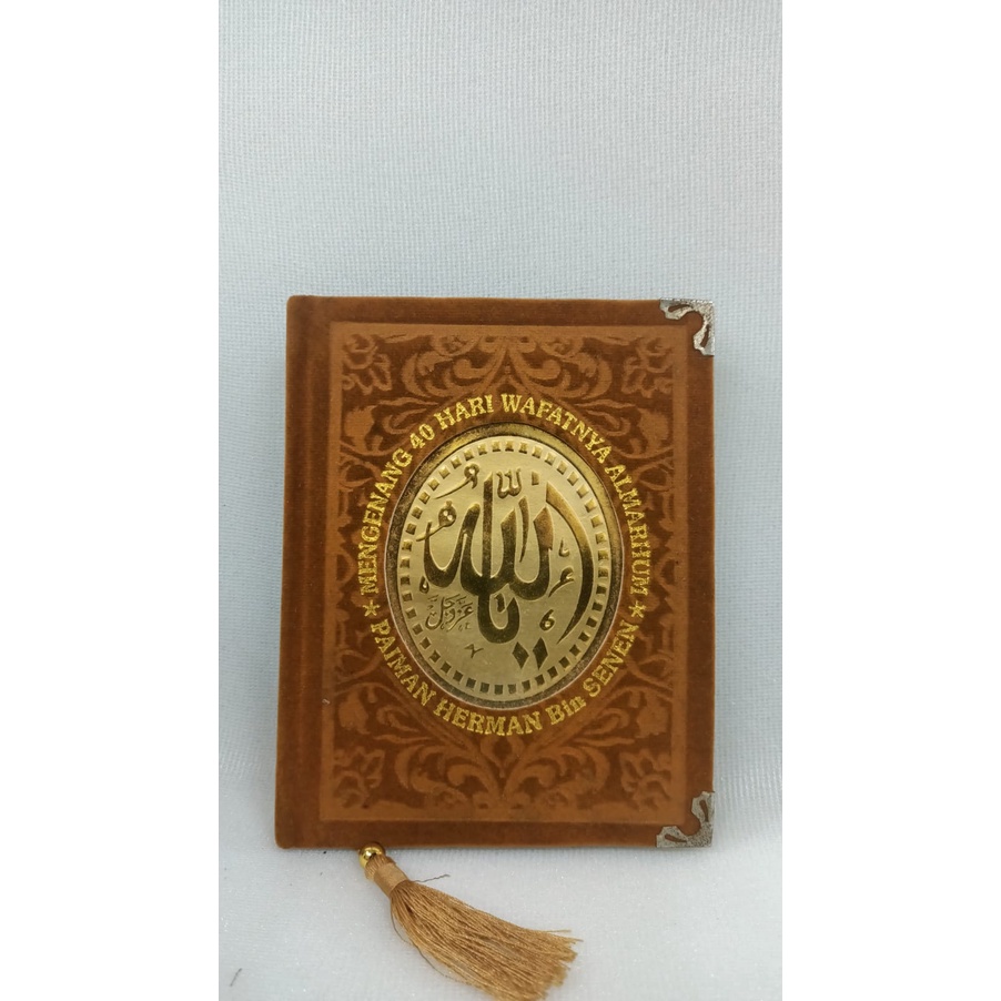 Buku Yasin Dan Tahlil/Buku Yasin Beludru/Buku Yasin 40 hari Almarhum/Grosiran Buku Yasin Dan Tahlil 