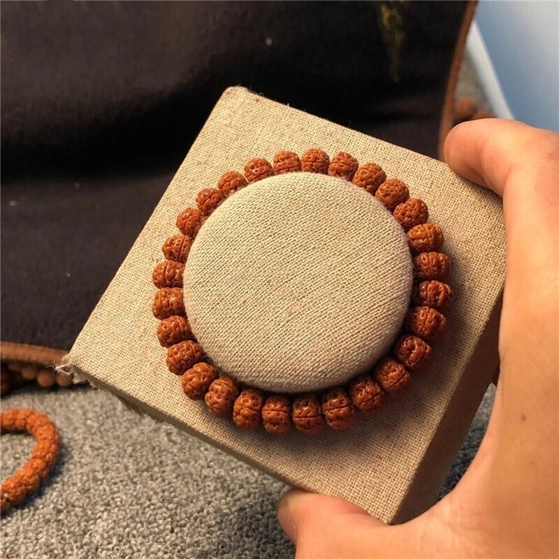 Gelang Tangan Manik-Manik Mala Vajra Bodhi Rudraksha Meditasi Untuk Pria