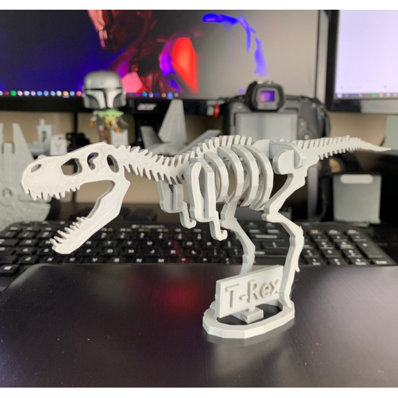 Action Figur Kit Card T-Rex