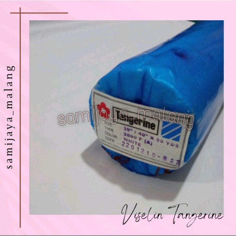 Kain Kapas 2000f / Viselin Tangerine 2000f(A) (1 Roll=50yard)