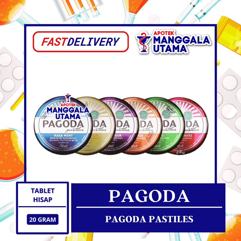 

PAGODA PASTILES 20 GR