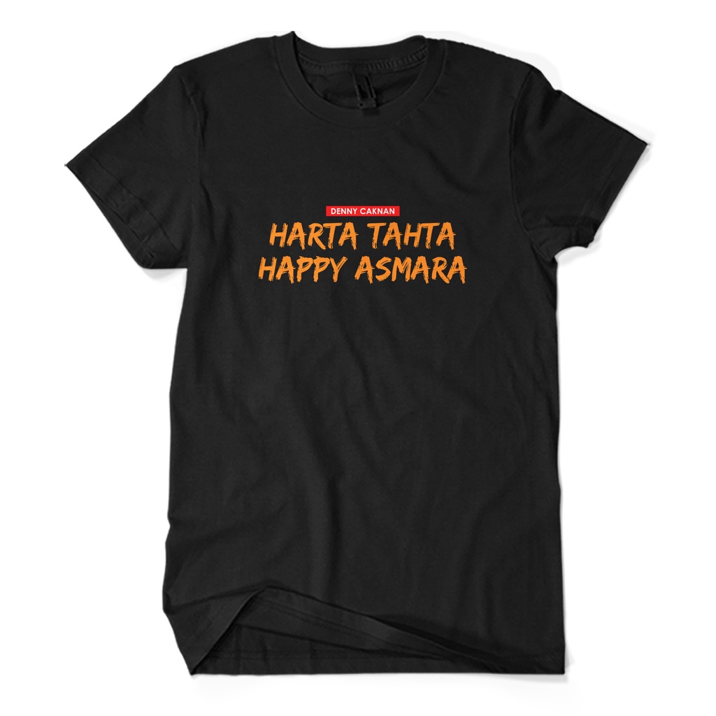 Baju Kaos Pria DENNY CAKNAN HARTA TAHTA HAPPY ASMARA Koplo Dandut Channel