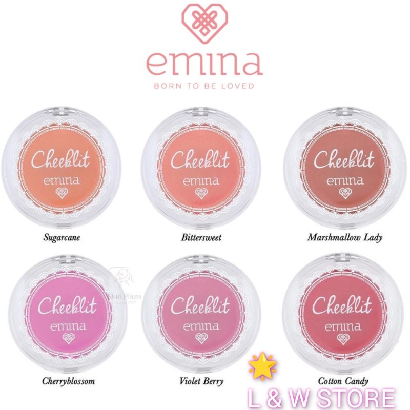 EMINA Cheeklit Pressed Blush On 3,5gr