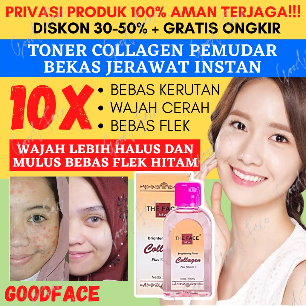 THE FACE Brightening Toner Collagen Plus Vitamin C 100ml