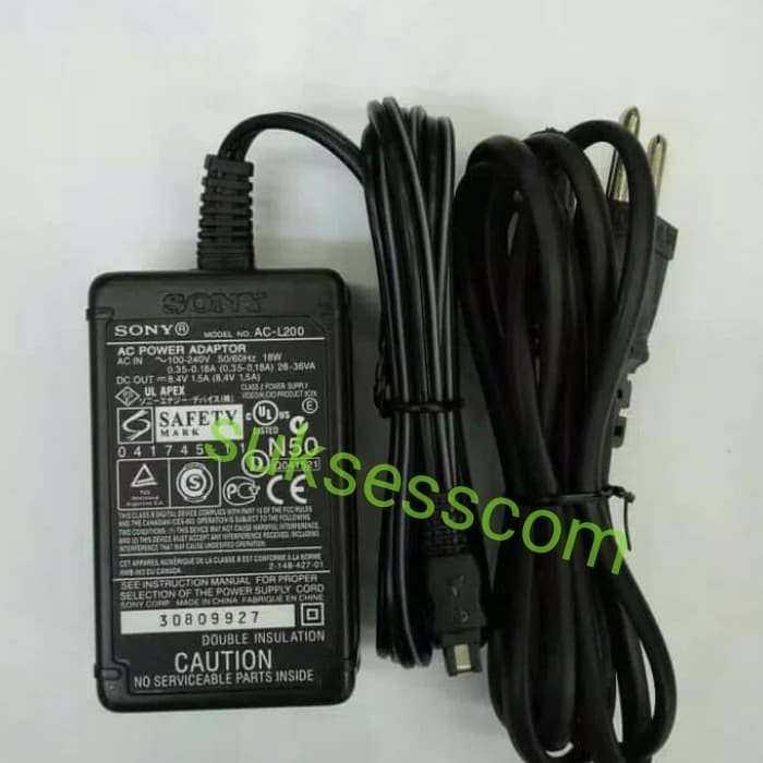 Charger/Adaptor Handycam Sony DCR-SX44