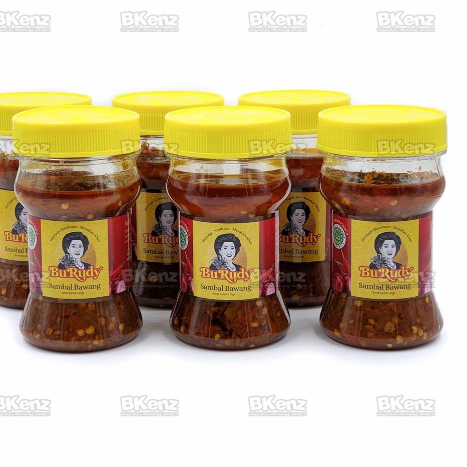 

㊠ Paket Sambal Bawang Bu Rudy Oleh-Oleh Khas Bu Rudi Surabaya isi 6 ㅻ