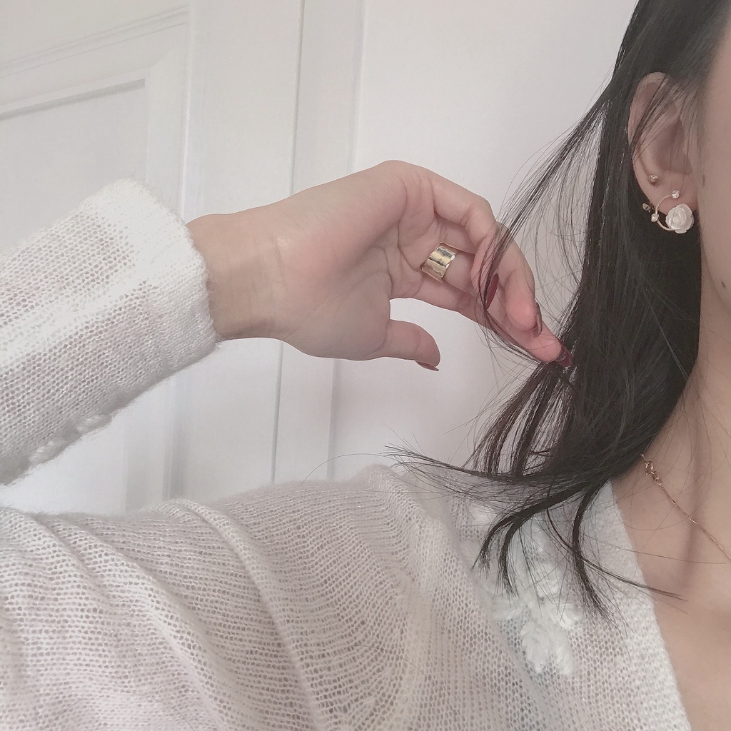 Versailles Anting Tusuk Gantung Desain Bunga Mawar Hias Berlian Gaya Retroperancismewah Untuk Wanita