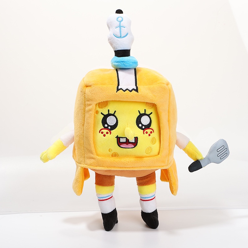 Lankybox &amp; Boneka Plush Bentuk Kepiting / Cumi-Cumi / Rubah / SpongeBob Untuk Hadiah Natal / Ulang Tahun