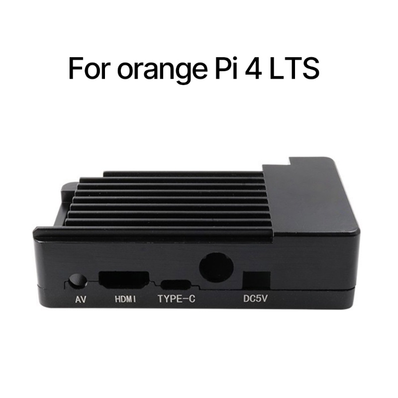 Btsg Untuk Orange Pi4 /4B LTS Papan Pengembangan Bahan Aluminium Alloy Pelindung Case Dengan Antena Thermal Conductive Pad Adhesi