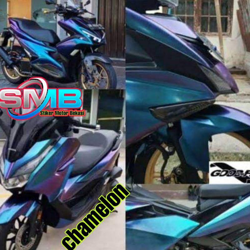STICKER SKOTLET MOTOR WARNA BUNGLON / STIKER SKOTLET MOTOR WARNA CHAMELEON / SKOTLET MOTOR BUNGLON