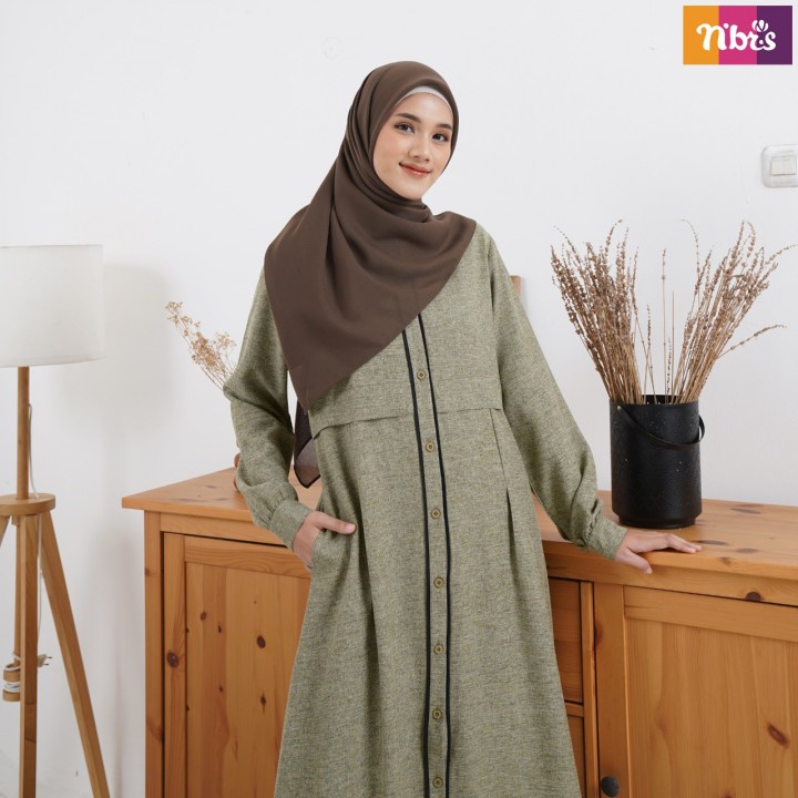 Gamis Nibras Terbaru NB B97 Terbaru / Gamis Dress Maxy / Fashion Muslim Nibras