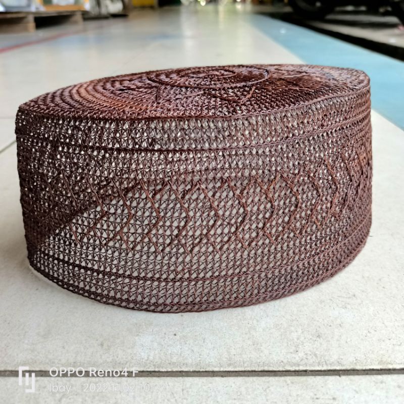 Kopian Jangang. Peci Akar Jangang khas Dayak. #003