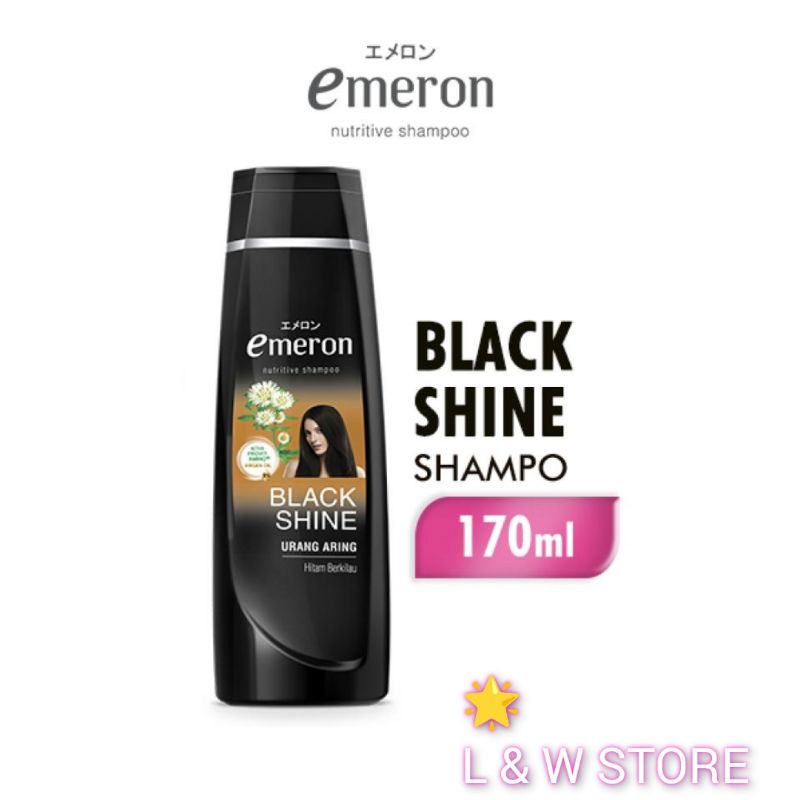 emeron Shampoo Black Shine Urang Aring 170ml