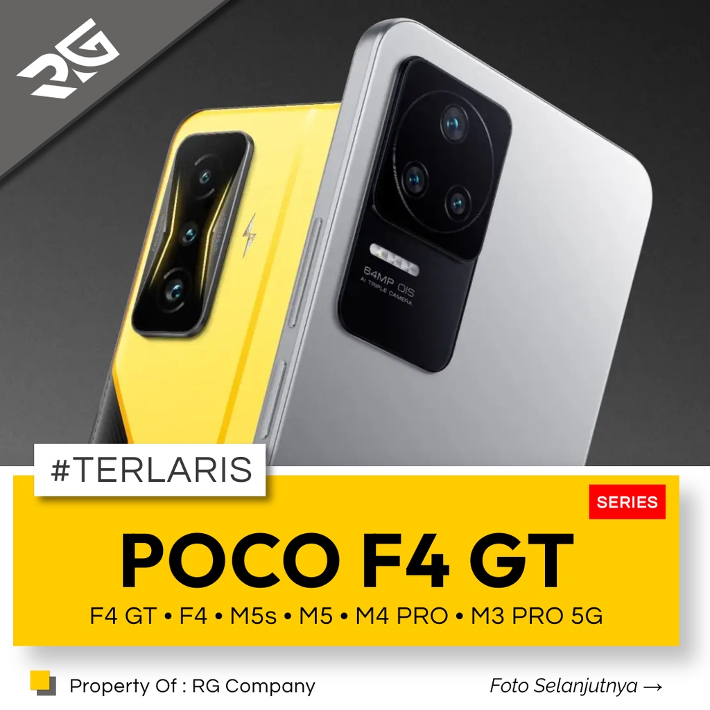 【COD】XIAOMI POCO F4 GT Series M5s M5 Next Gen F3 Lebih Premium M3 M4 PRO 5G Resmi