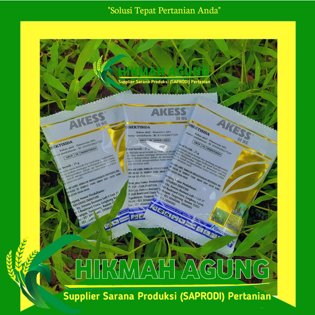 

Insektisida Akess 50WG 25gram-100gr