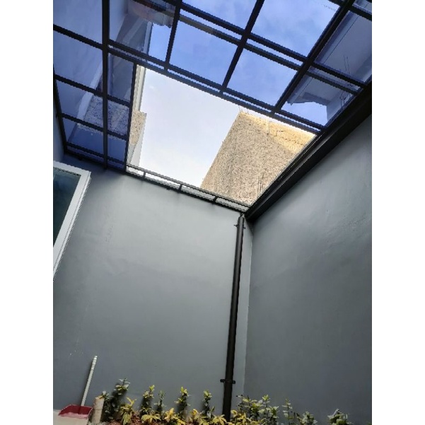 awning kanopi geser area taman belakang