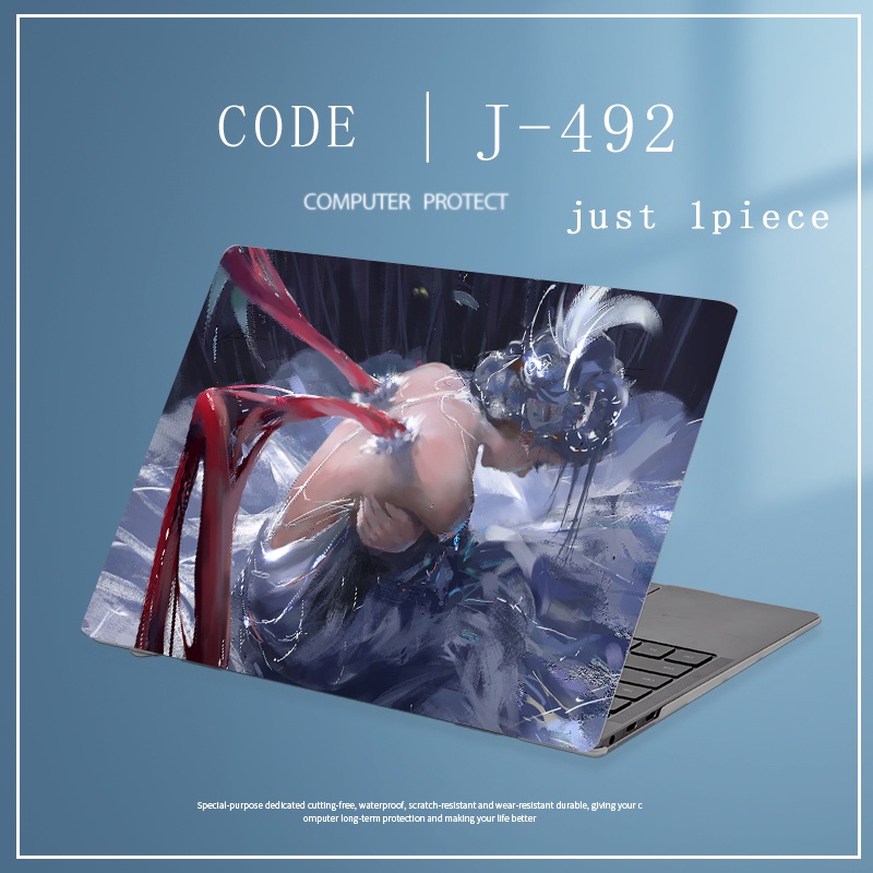 1pc Universal Bebas Potong COD Laptop Decals Colorful Komputer Decor Sticker Kulit Film Untuk Dell Lintang E5270 Lintang E6230 Inspiron 5401 5501Ins 15-7501 Full Cover Sticker