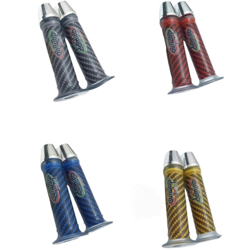 Handgrip Karbon Domino + Jalu Stang Model PCX Jumbo Universal sepasang