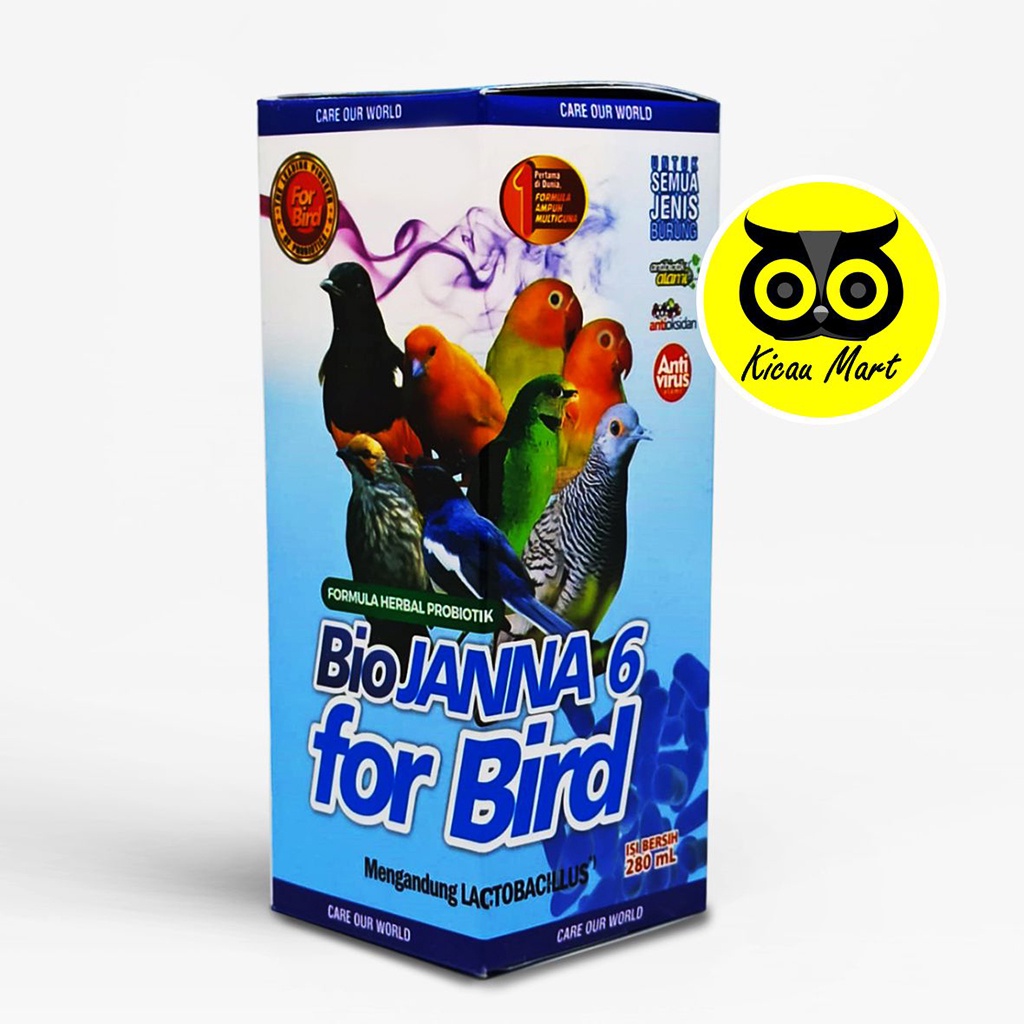 VITAMIN OBAT BURUNG BIOJANNA 6 B6 FOR BIRD PENAMBAH POWER GACOR DAYA TAHAN MENTAL TEMPUR VTNBJNB