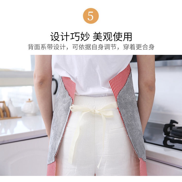 Apron Celemek Masak Dapur Berkualitas Premium Pelindung Pakaian Anti Kotor Noda Minyak Celemek Koki Tebal Anti Basah Model Lucu / Keren Cooking / Baking Chef Apron