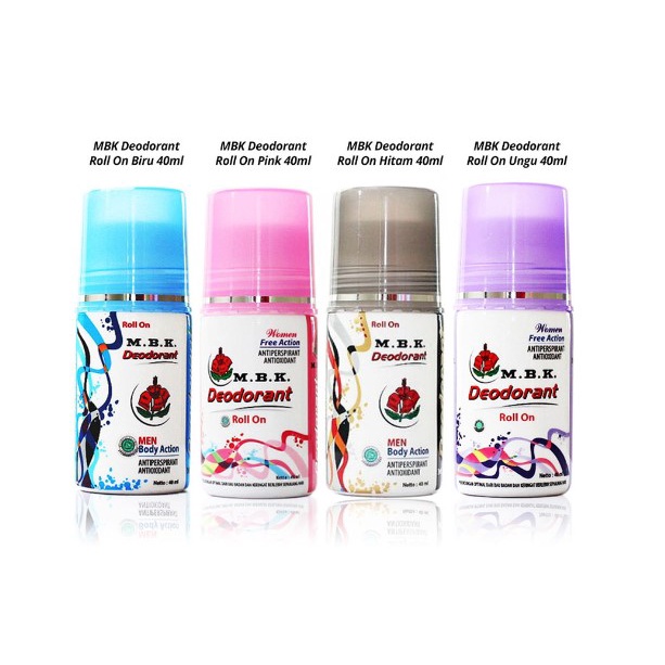 Jual [BPOM] MBK DEODORANT ROLL ON 40ML 100%ORI M.B.K Deo RollOn ...