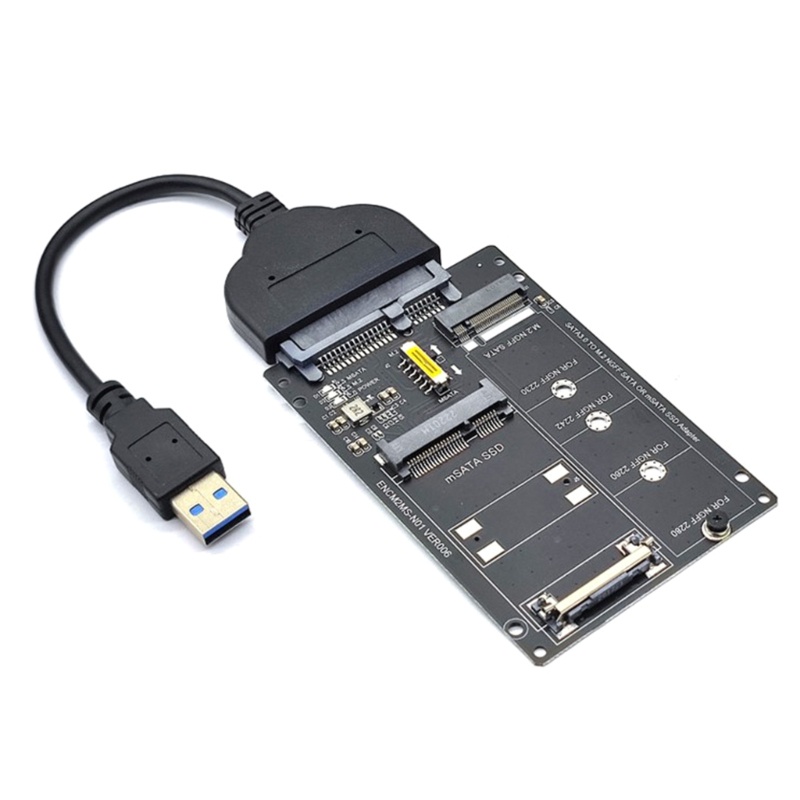 Btsg 6G to M2 NGFF SSD MSATA Adapter Card MSATA Ke M.2 SATA3 Adaptor Hardisk