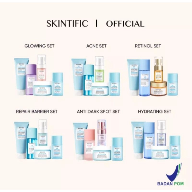 Jual Skintific Cleanser Toner Serum Moisturizer Acne Spot Shopee