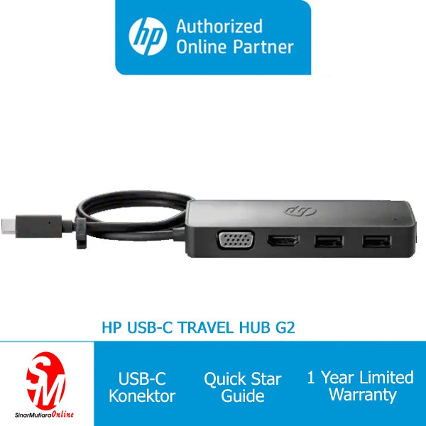 Laptop Sleeve Travel Hub Hp Usb-C G2 For Hdmi Port, Vga Port, Usb Port