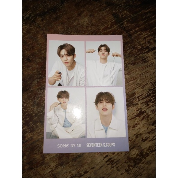 Some by Mi Seventeen Scoups 4Cut Postcard