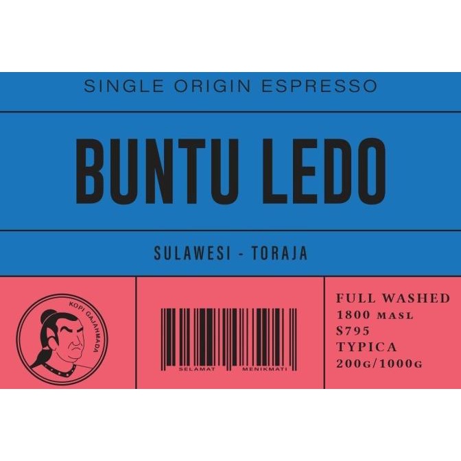 

Buntu Ledo Single Origin Espresso 1 Kg