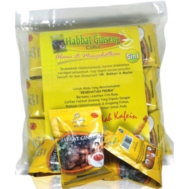 

KOPI HABBAT GINGSENG 5 IN 1 ISI 30 SACHET ELIMAN