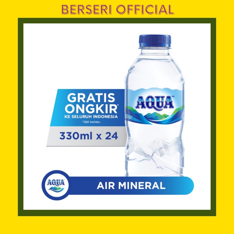 

AQUA Air Mineral 330 ml x 24 botol (1 box)