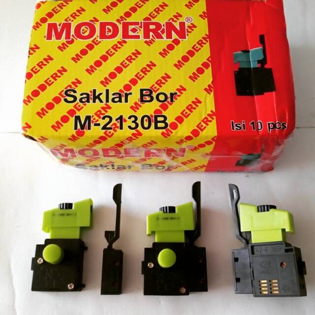 MODERN SAKLAR SWITCH MESIN BOR LISTRIK M-2130B M 2130B SPAREPART