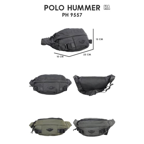 Polo Hummer-- Tas Selempang Tas Pinggang Waistbag Original Polo