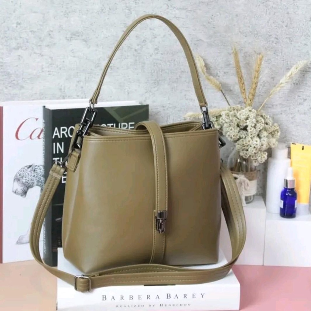 NEW TAS SELEMPANG TOTE BAGS DELIA ACC BLACK NECKEL//TAS SELEMPANG SLINGBAGS KEKINIAN//TAS WANITA TERLARIS