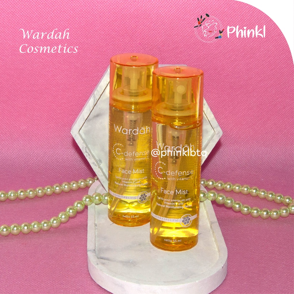 `ღ´ PHINKL `ღ´ ᘺᗩᖇᕲᗩᕼ Wardah c defense series vitamin c / face mist creamy wash whip foam DD Cream moisturizer serum