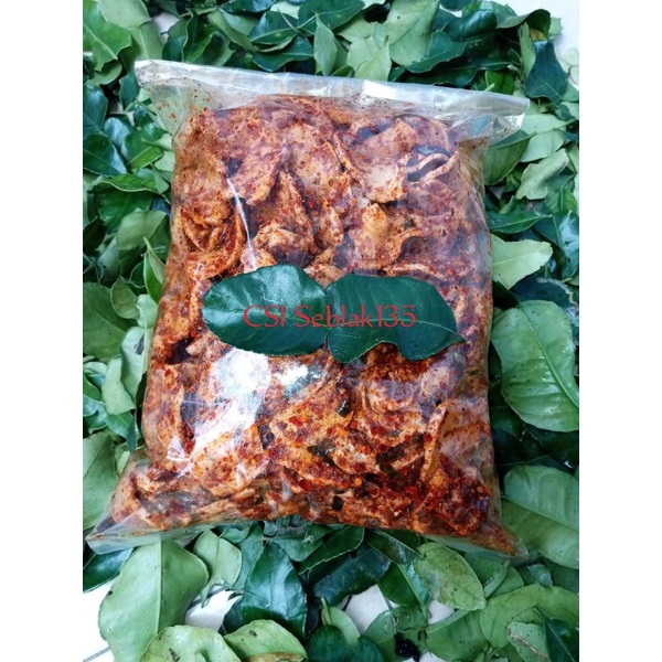 

Basreng pedas daun jeruk basreng kripik gurih renyah isi 500grm