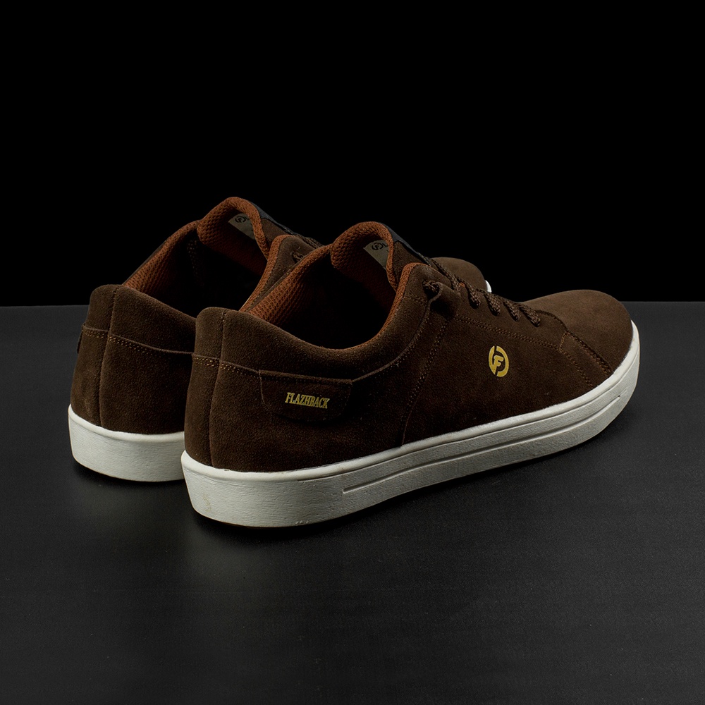 VEGARD BROWN |ManNeedMe x FLAZHBACK| Sepatu Sneakers Pria Casual Shoes ORIGINAL