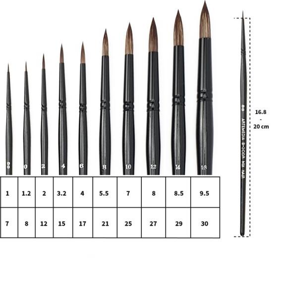 

Artemedia Mix Hair Brush B300R | MixHair | Kuas Lukis - 8