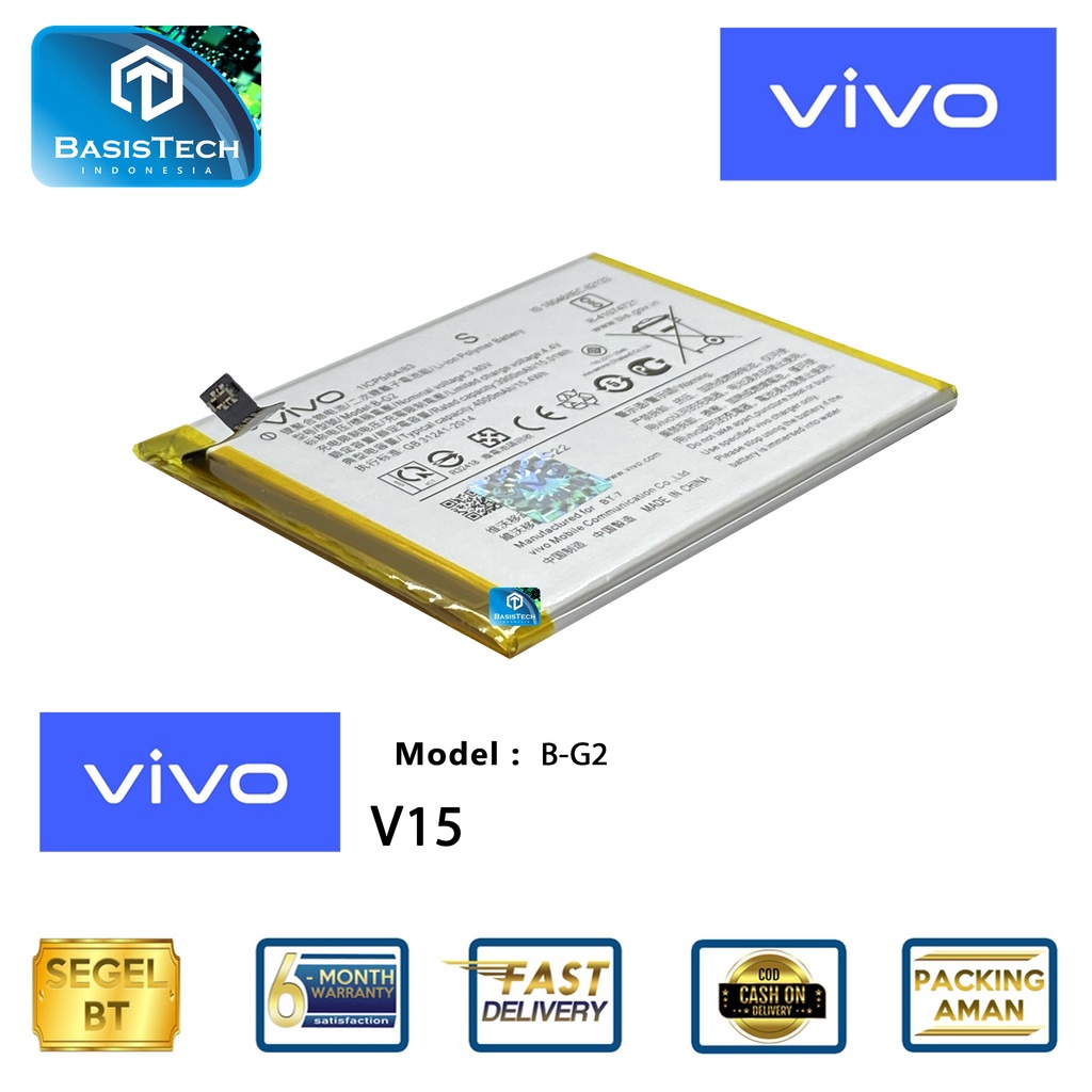 BATERAI VIVO V15 - B-G2 - BASISTECH ORI99 GOOD QUALITY