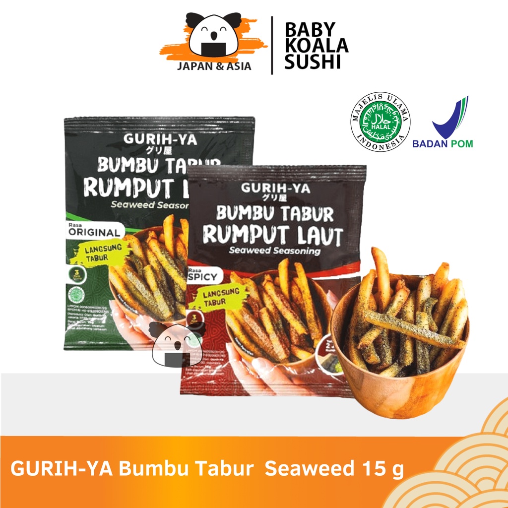 GURIH-YA Bumbu Tabur Rumput Laut 15 g Halal │ Seaweed Seasoning