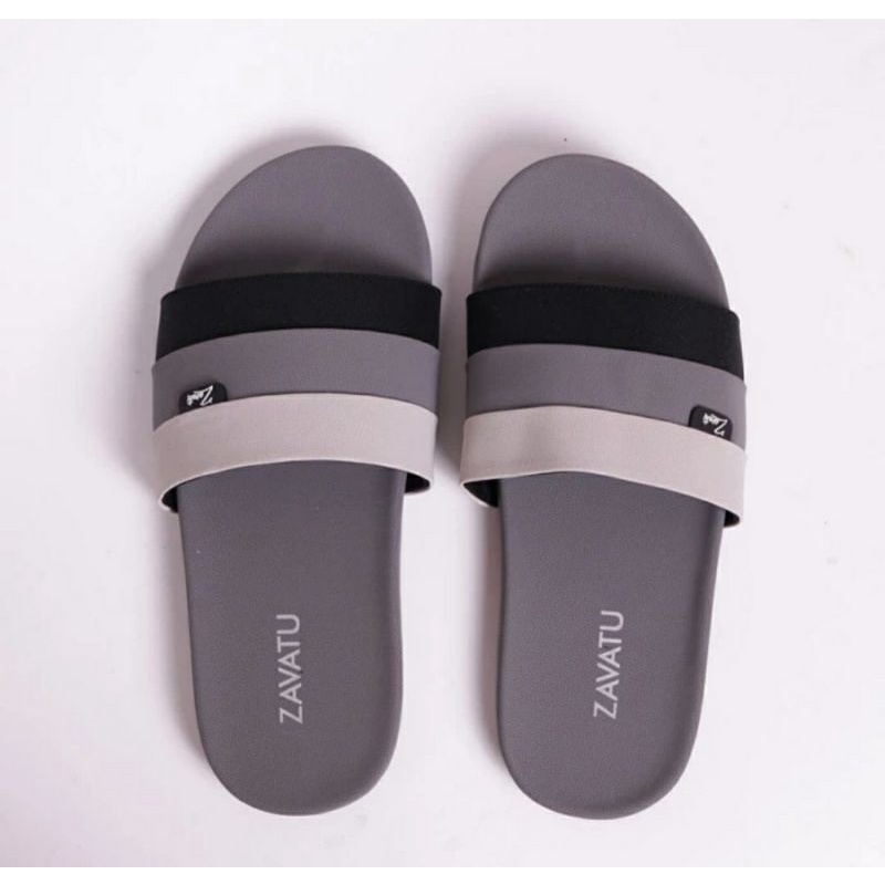 ORIGINAL, Sandal Slide Pria Warna Warni UKURAN Super JUMBO 40-49 Sendal Bule Luar Negri Kaki Gemuk Panjang Ukuran besar Z30.Merah