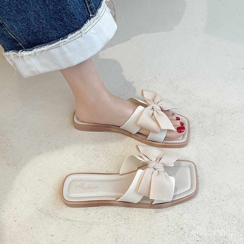 Sandal bawah lembut sandal musim panas wanita model musim panas 2022 bersih sandal eksplosif merah w