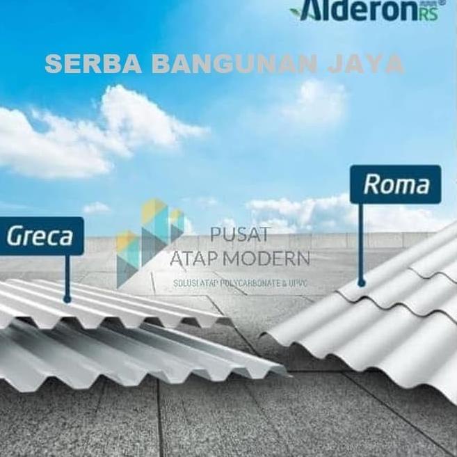 ALDERON RS ROMA ATAP UPVC Single Layer