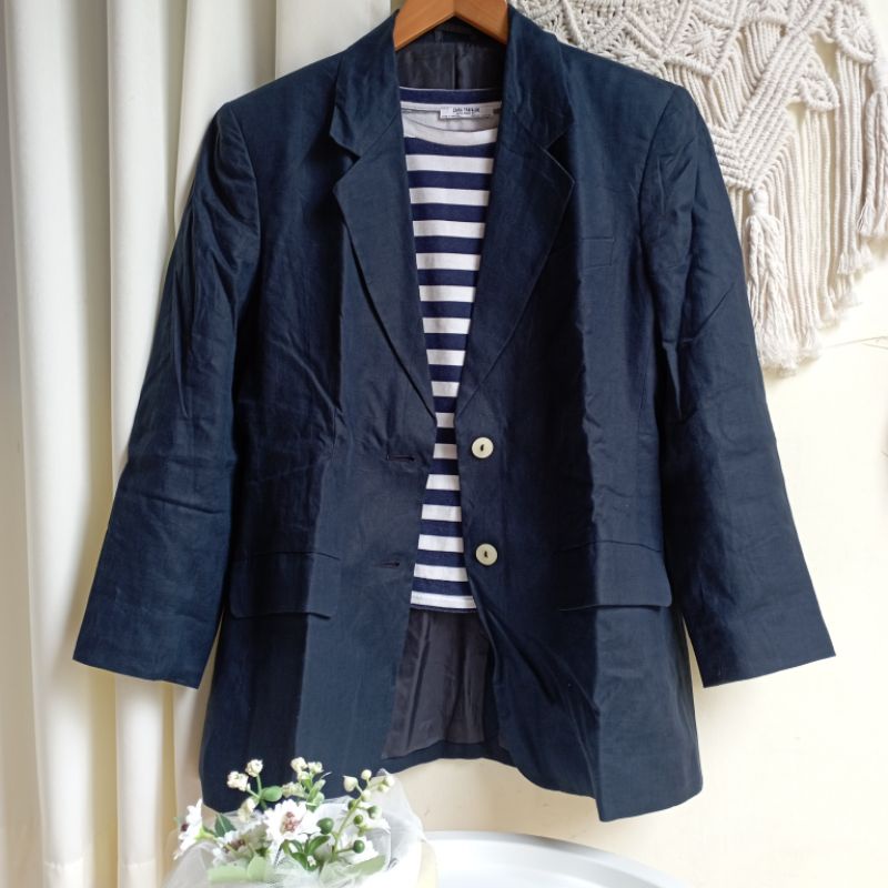 Premium linen blazer Benetton