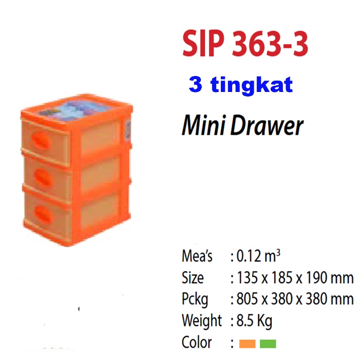 Laci Mini Container Victory Tingkat